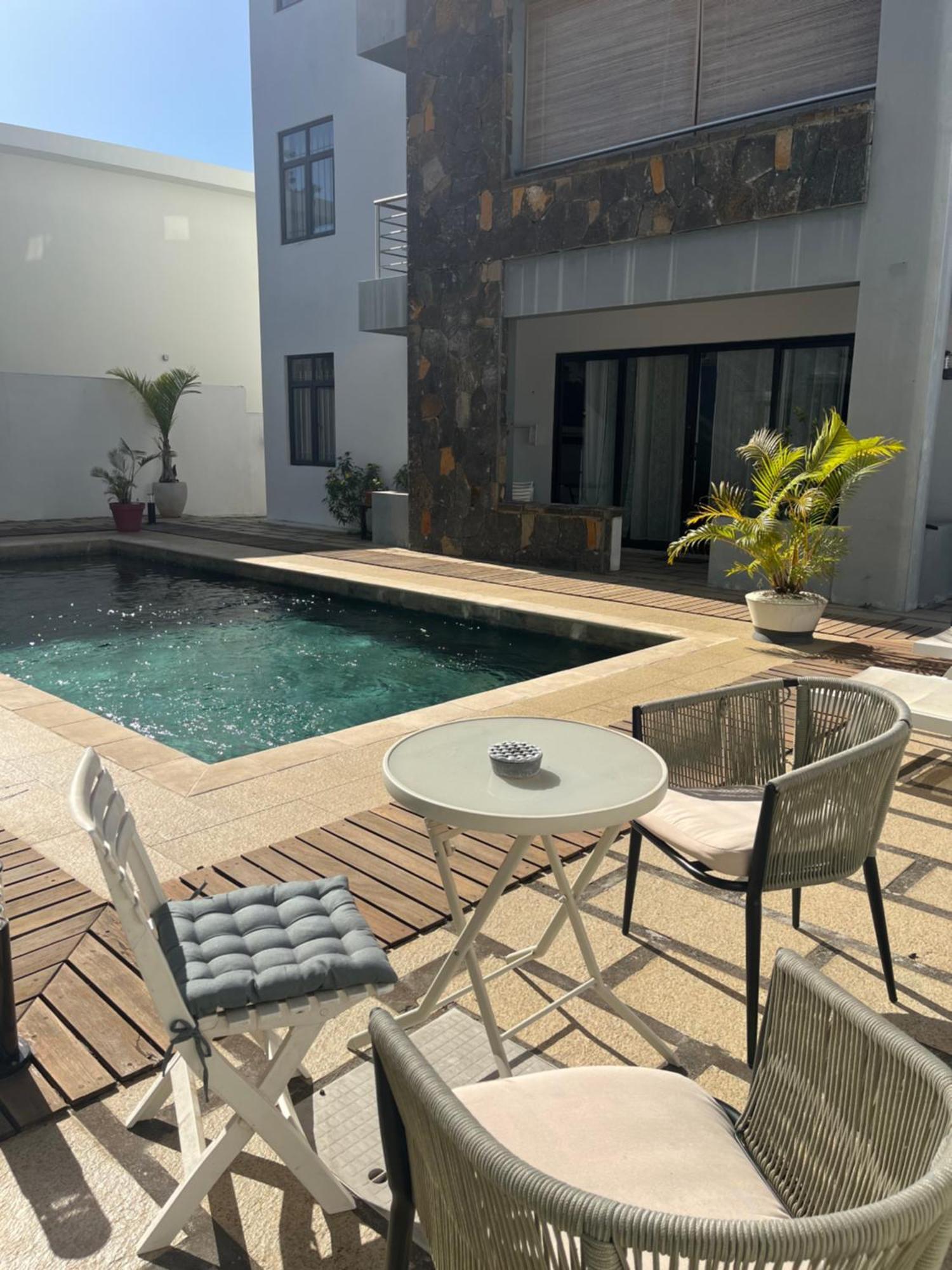 Charmant T4 Avec Vue Piscine Grand Baie Exterior photo